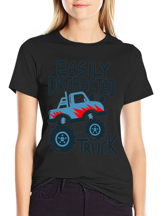 Easily Distracted by Truck Graphic Tee