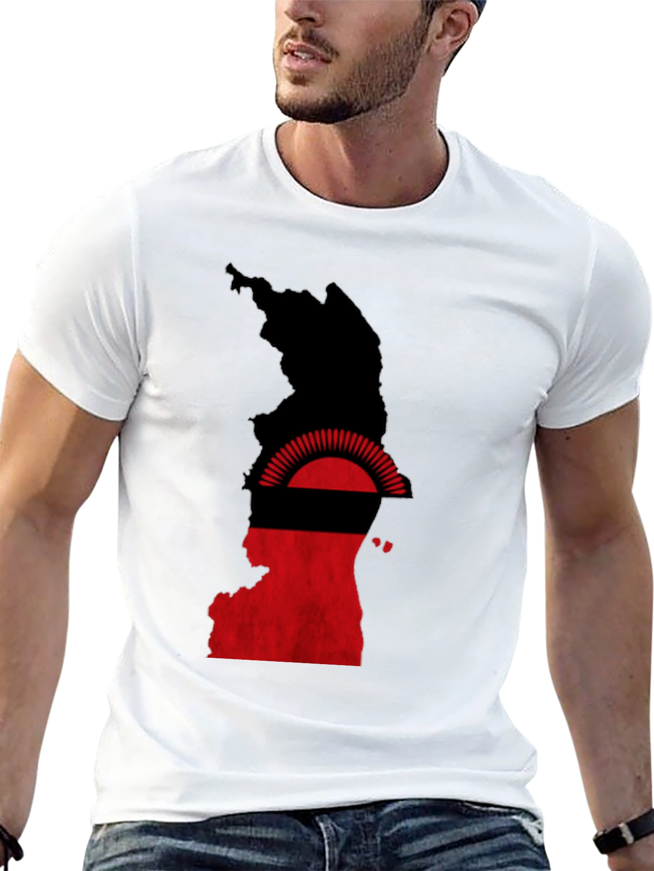 Malawi Flag Graphic T-Shirt
