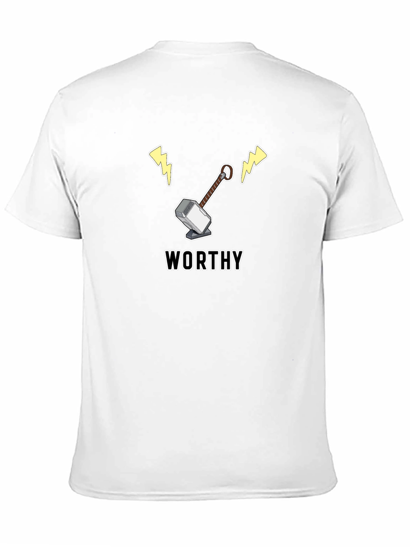 Worthy Hammer T-Shirt - Superhero Tee
