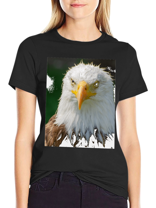 Eagle Graphic Tee - Patriotic Bird Print