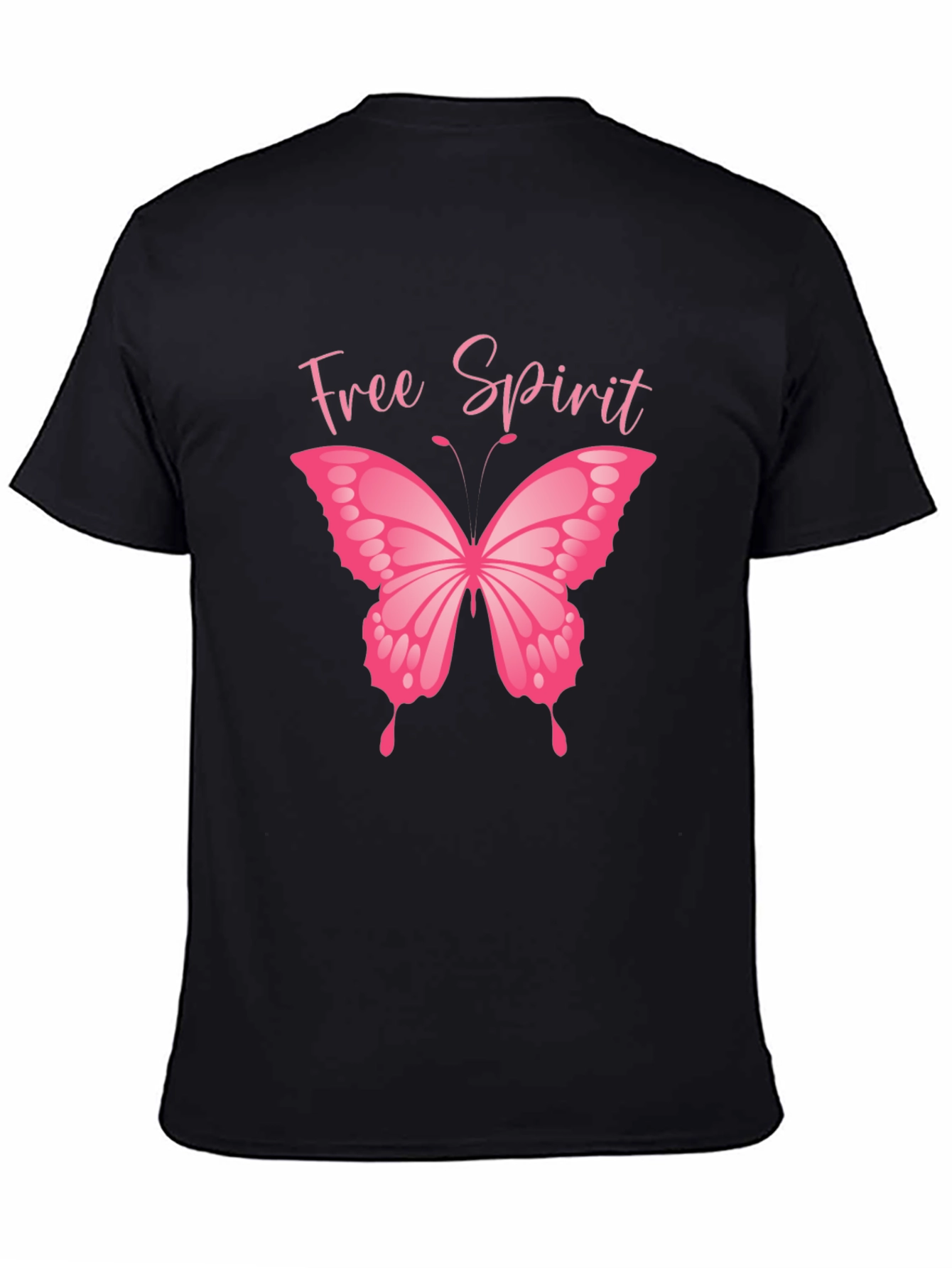 Free Spirit Butterfly Graphic T-Shirt