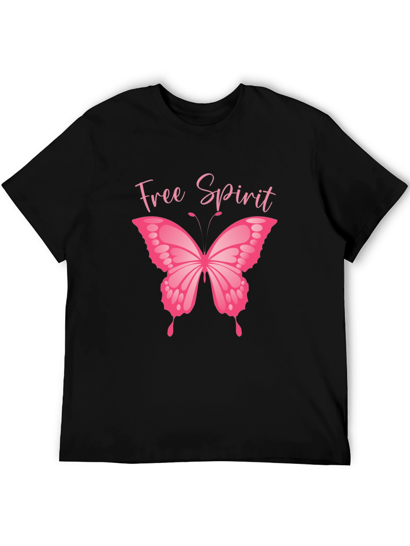 Free Spirit Butterfly Graphic T-Shirt