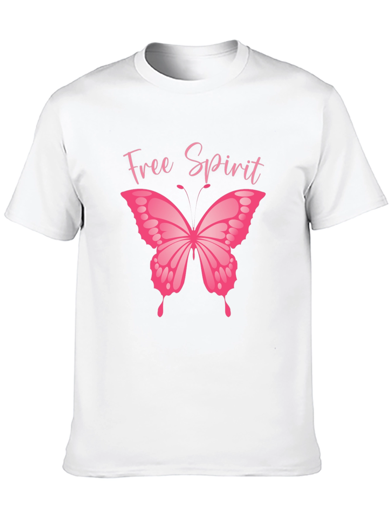 Free Spirit Butterfly Graphic T-Shirt