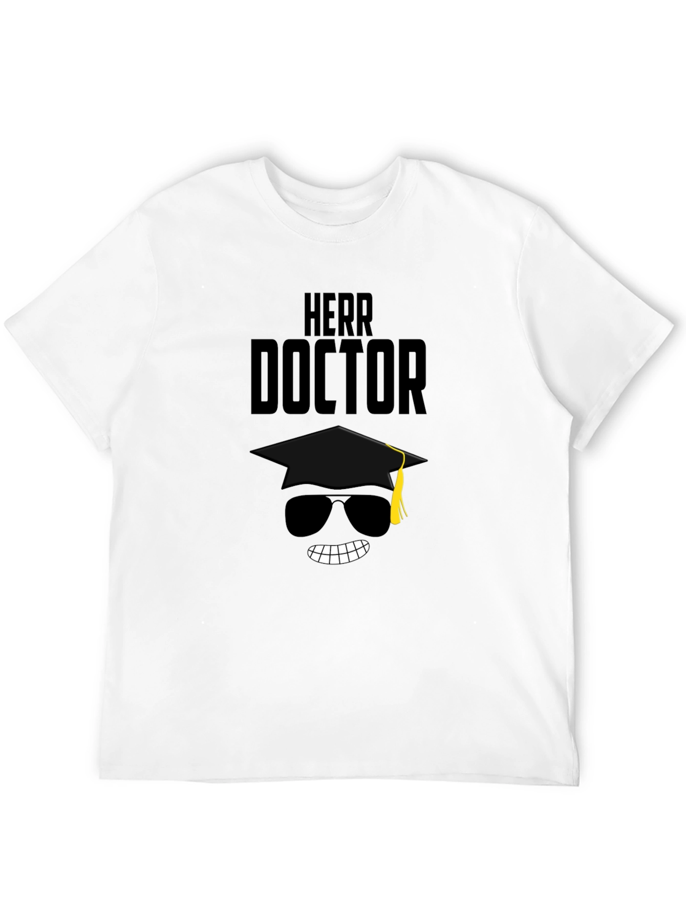 Herr Doctor Graduation T-Shirt - Black
