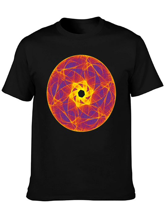 Abstract Geometric Circle Graphic T-Shirt