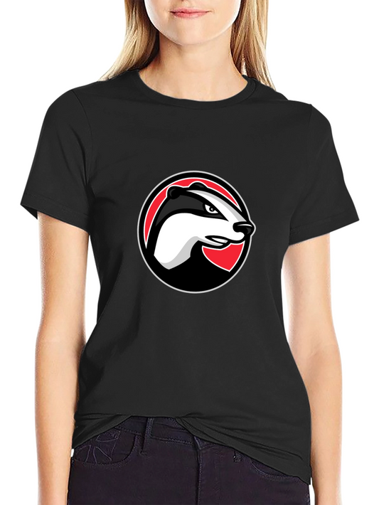 Badger Logo Graphic Black T-Shirt