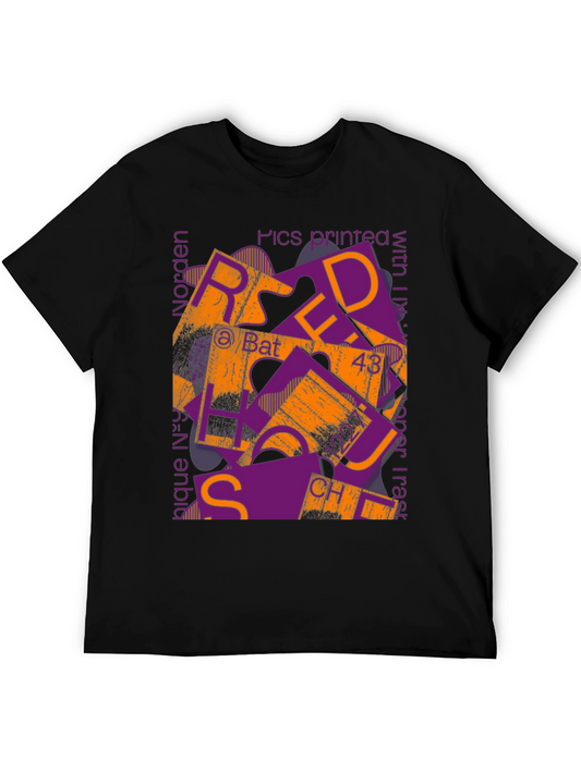 Abstract Graphic Print Tee