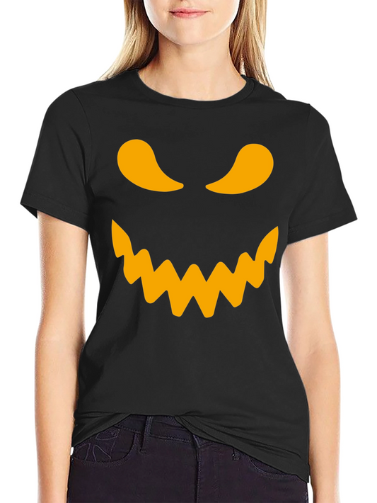 Spooky Pumpkin Face T-Shirt