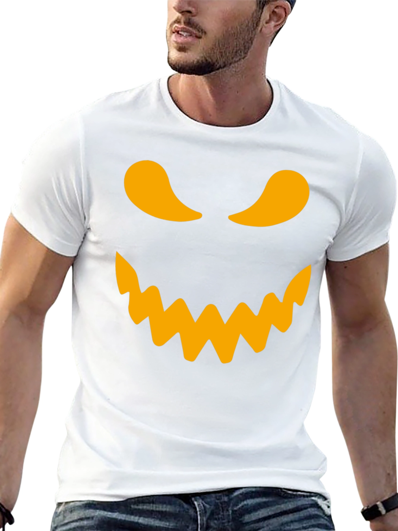 Spooky Pumpkin Face T-Shirt