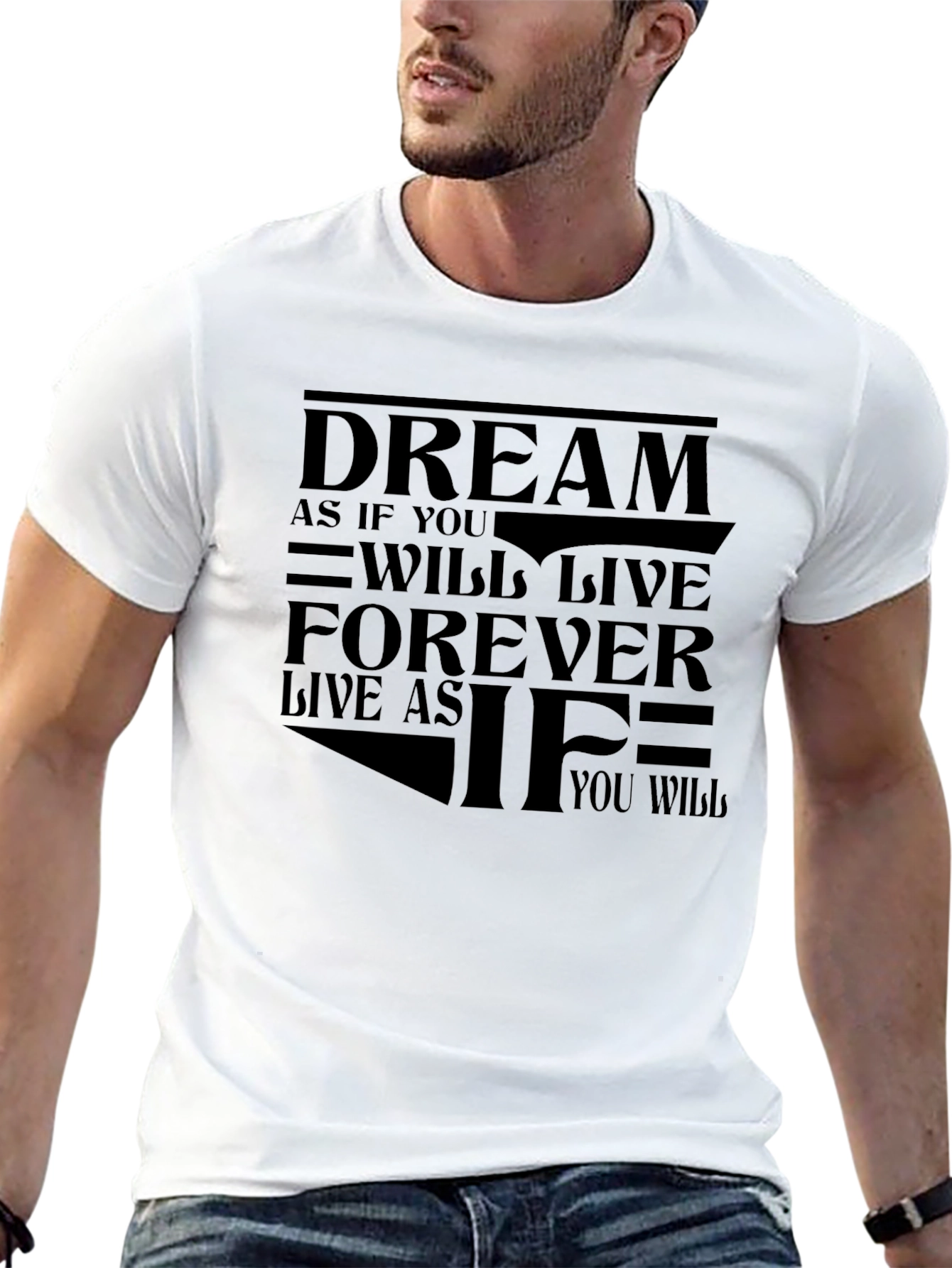 Dream Forever Graphic T-Shirt - Black