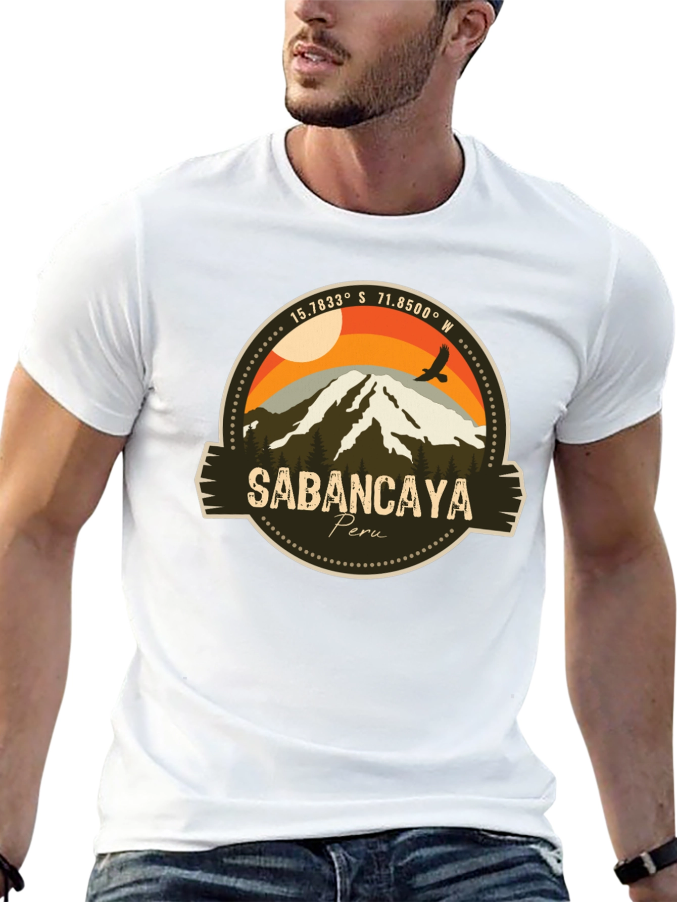 Sabancaya Peru Graphic Tee - Adventure Awaits!