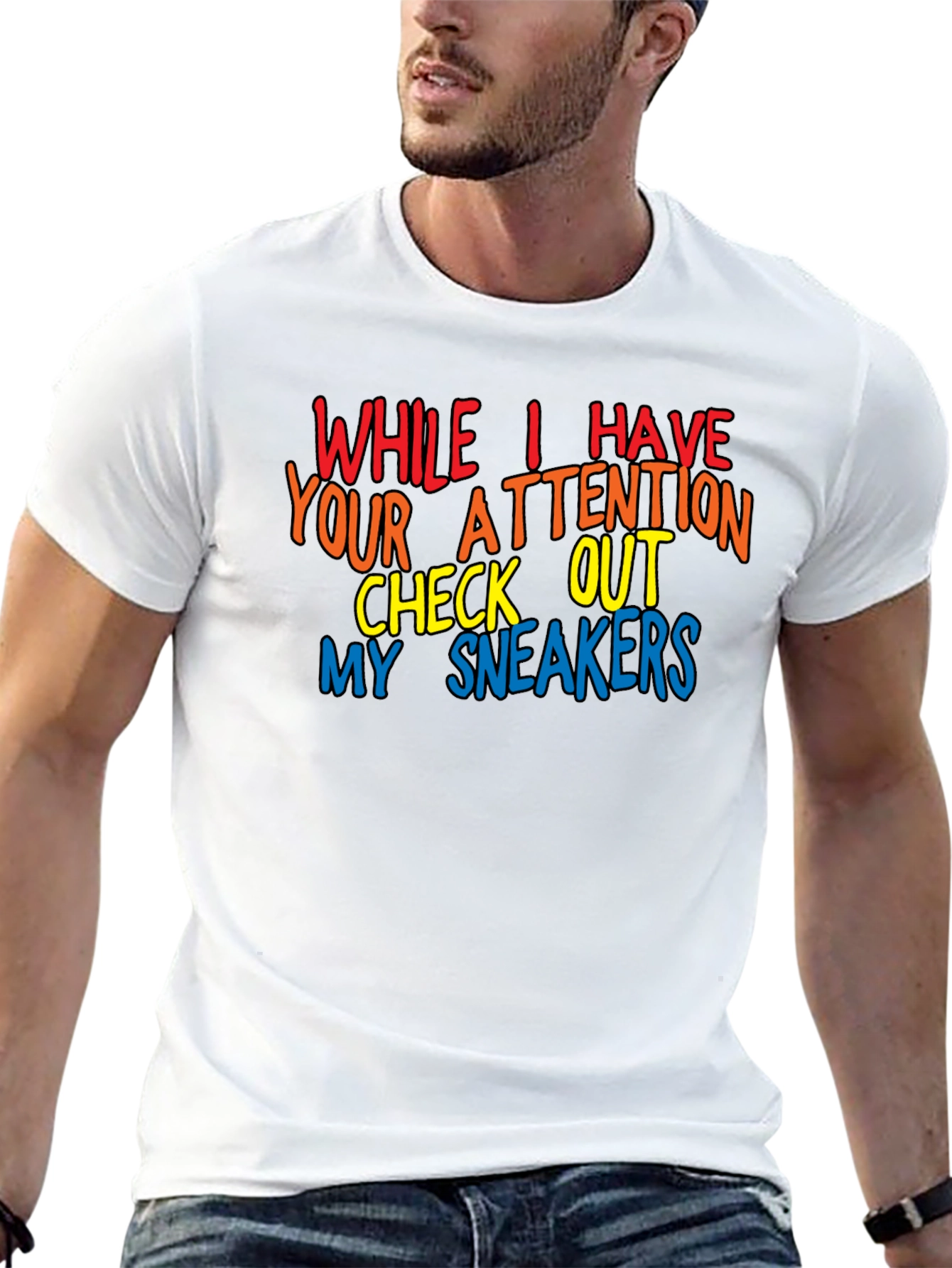 Attention Grabbing Sneaker Tee