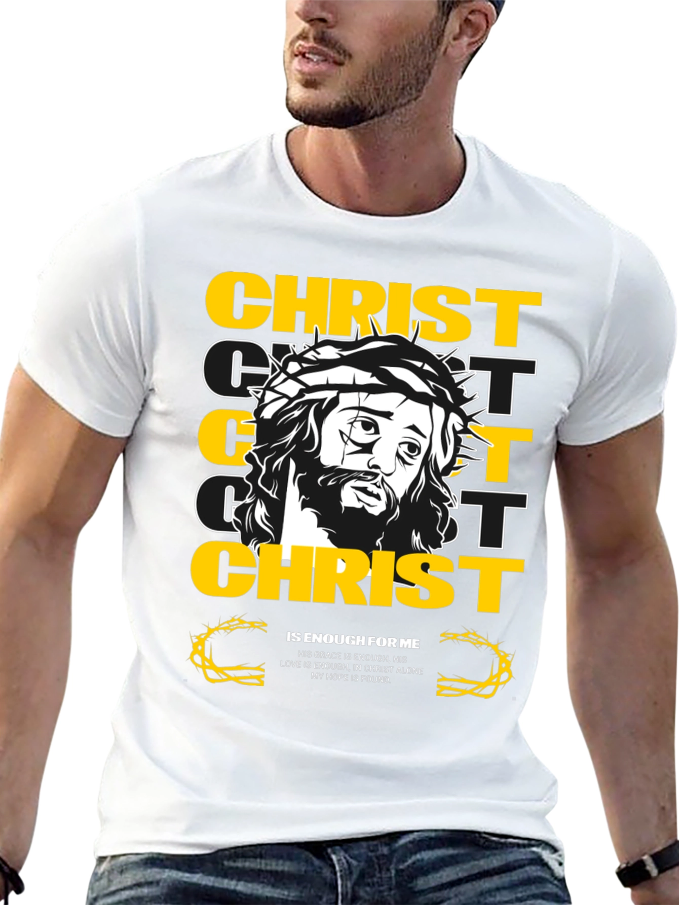 Christ Is Enough Graphic Tee - Christian Apparel