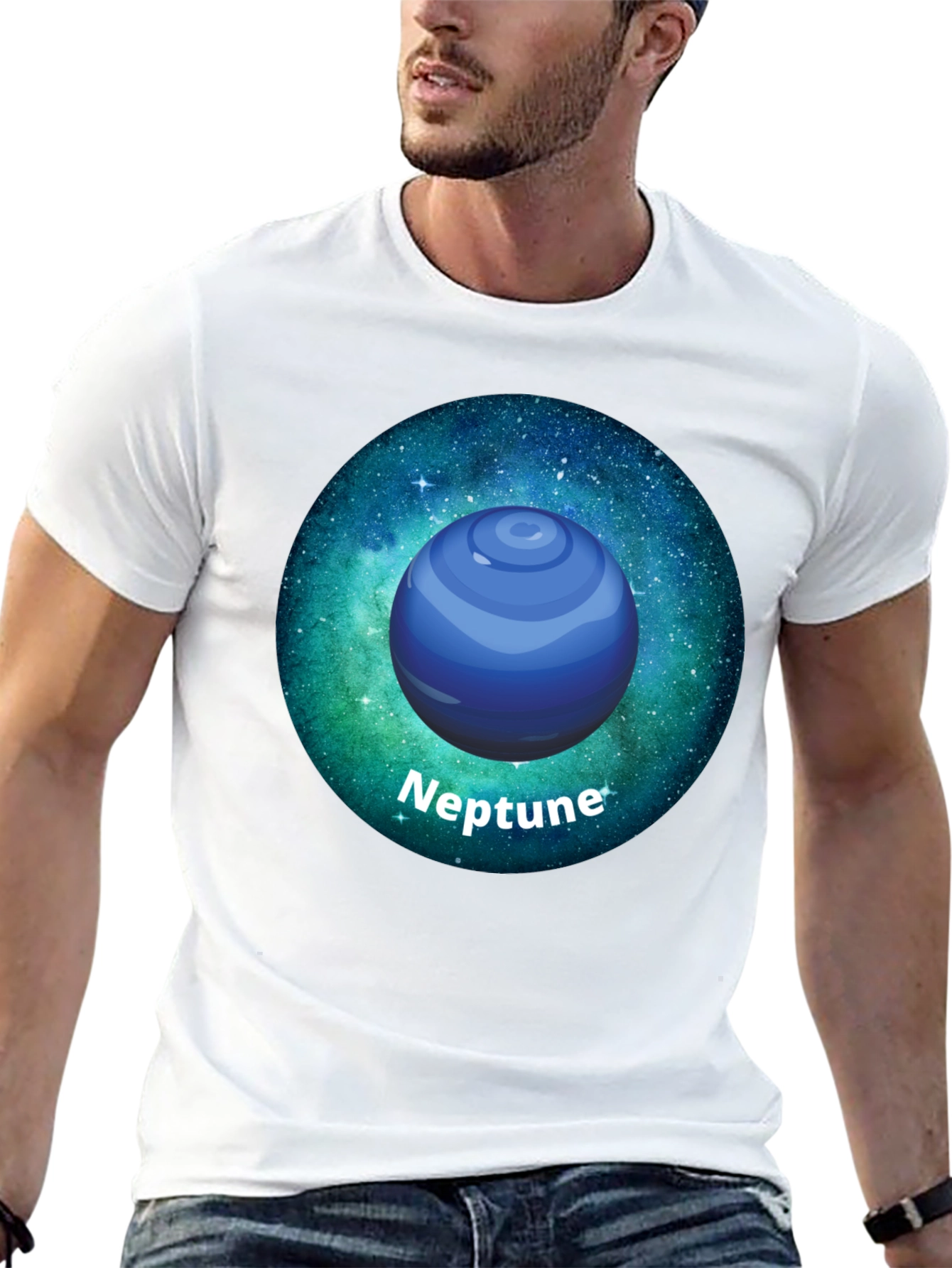 Neptune Galaxy T-Shirt - Space Graphic Tee