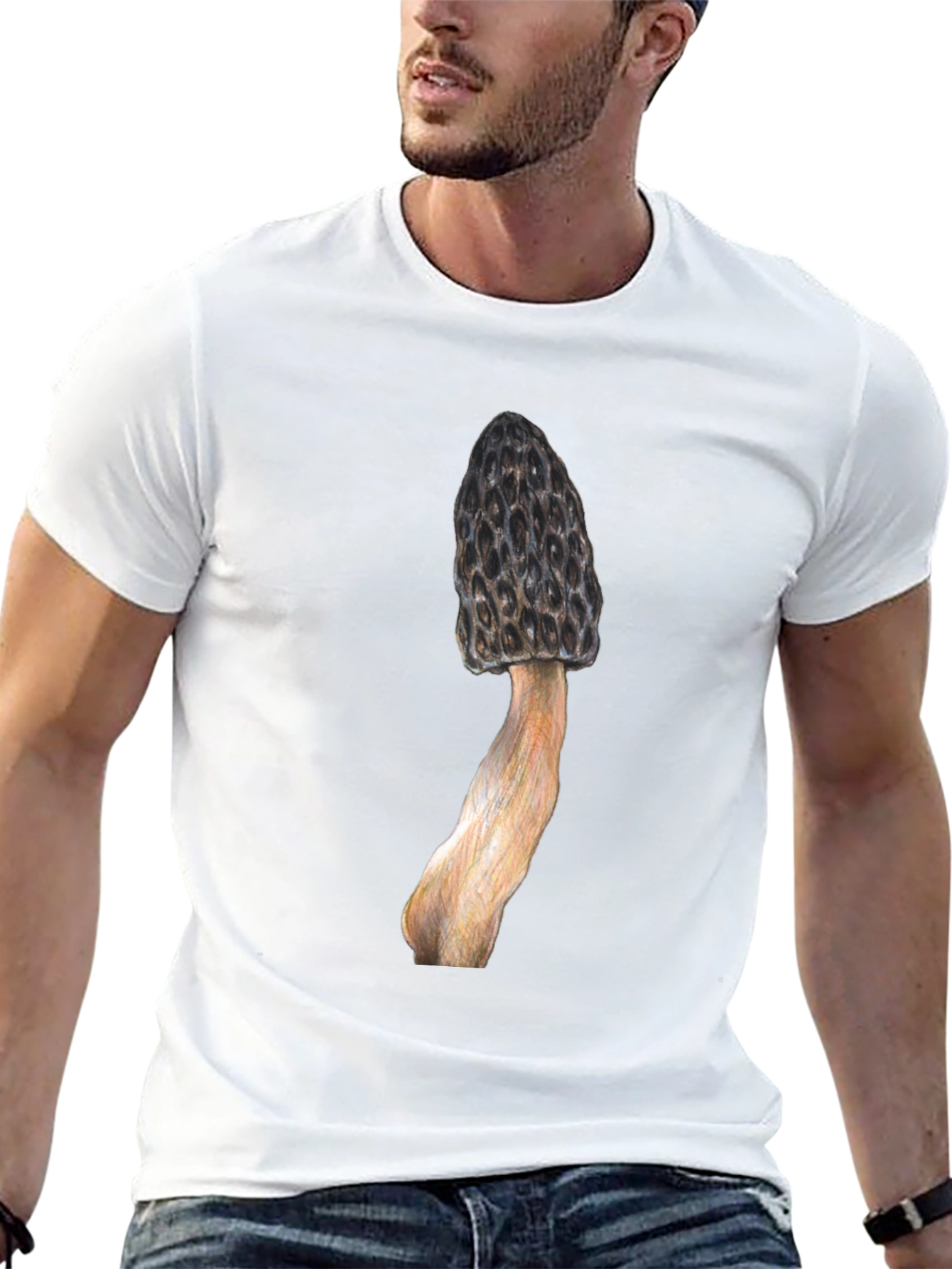 Morel Mushroom Graphic T-Shirt