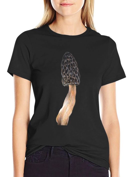 Morel Mushroom Graphic T-Shirt