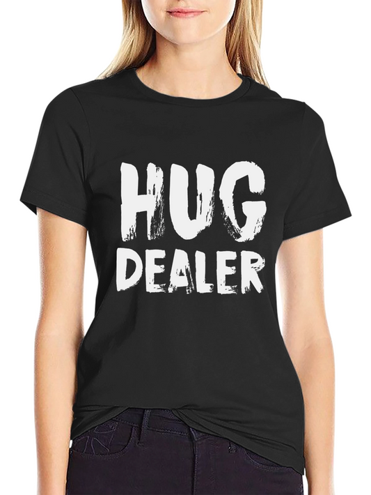 Hug Dealer T-Shirt - Comfortable Black Tee