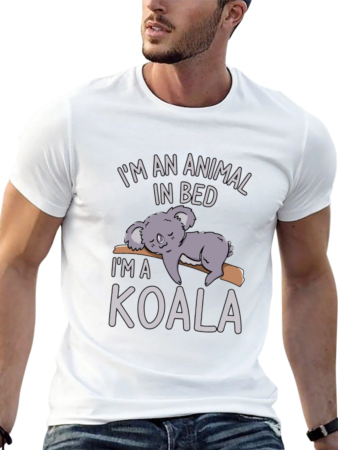 Im An Animal In Bed Koala T-Shirt