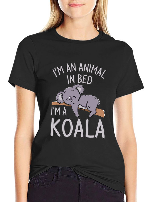 Im An Animal In Bed Koala T-Shirt