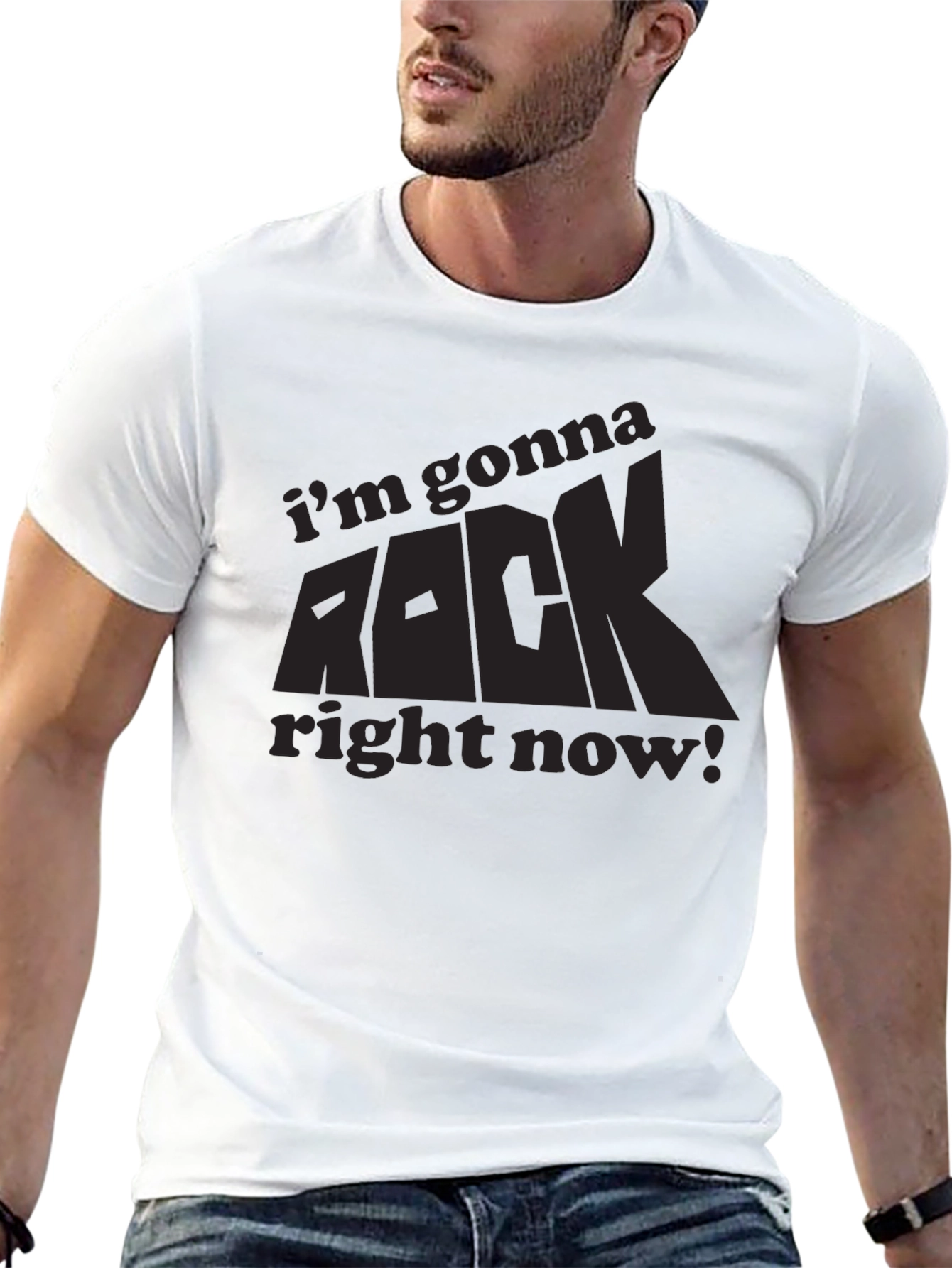 Im Gonna ROCK Right Now! Black Tee