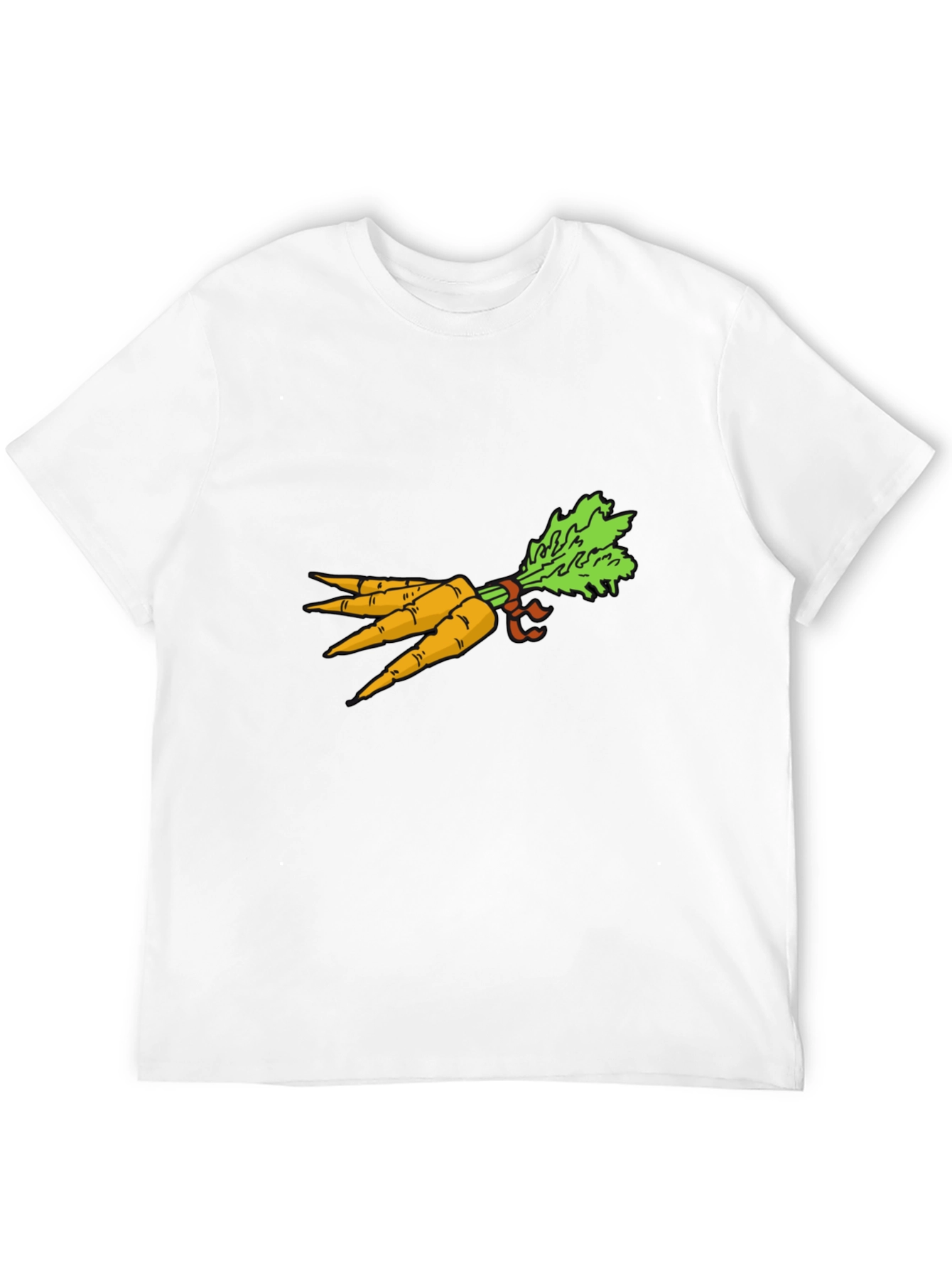 Carrot Bunch Graphic Tee - Black T-Shirt