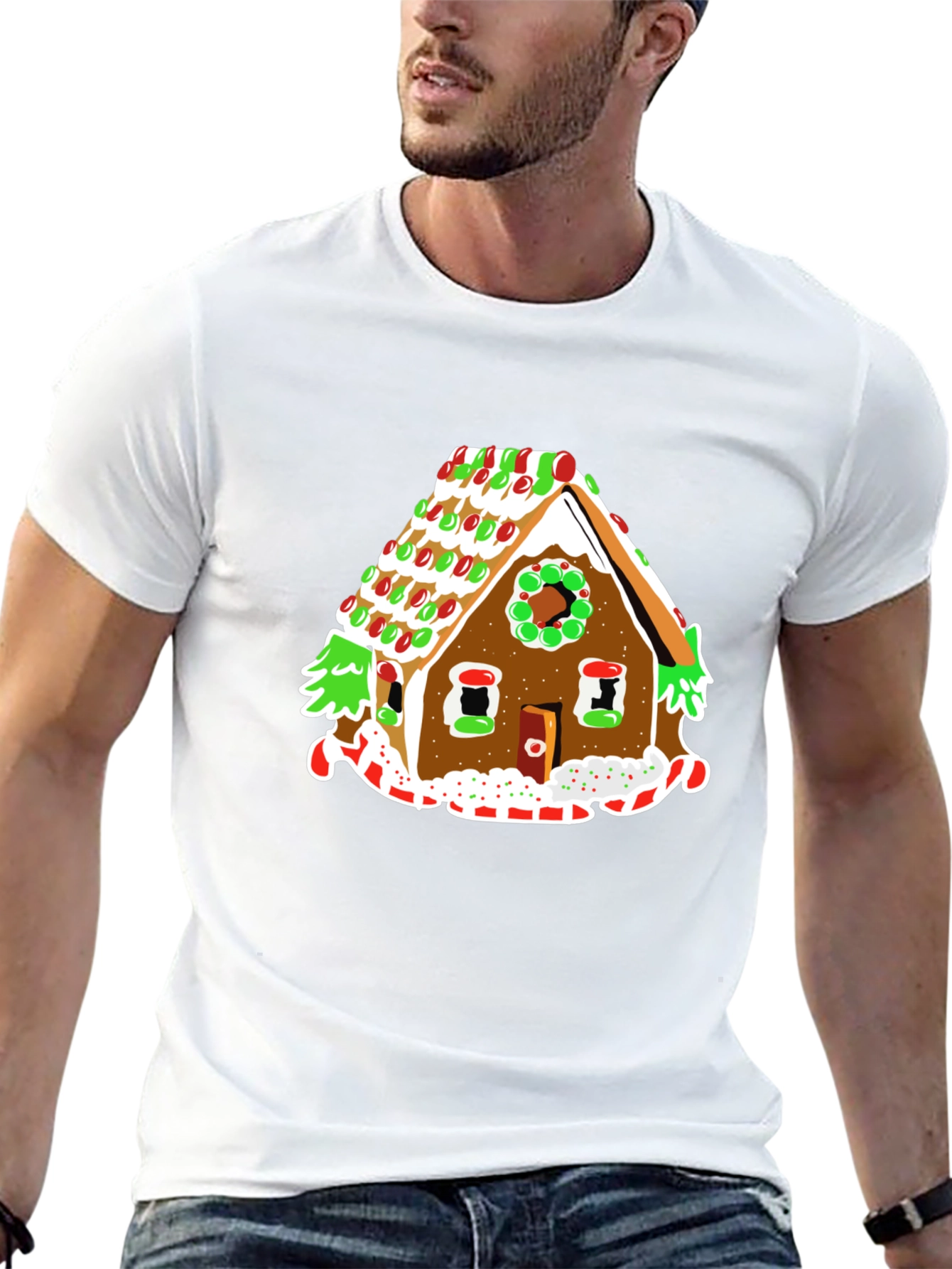 Festive Gingerbread House T-Shirt