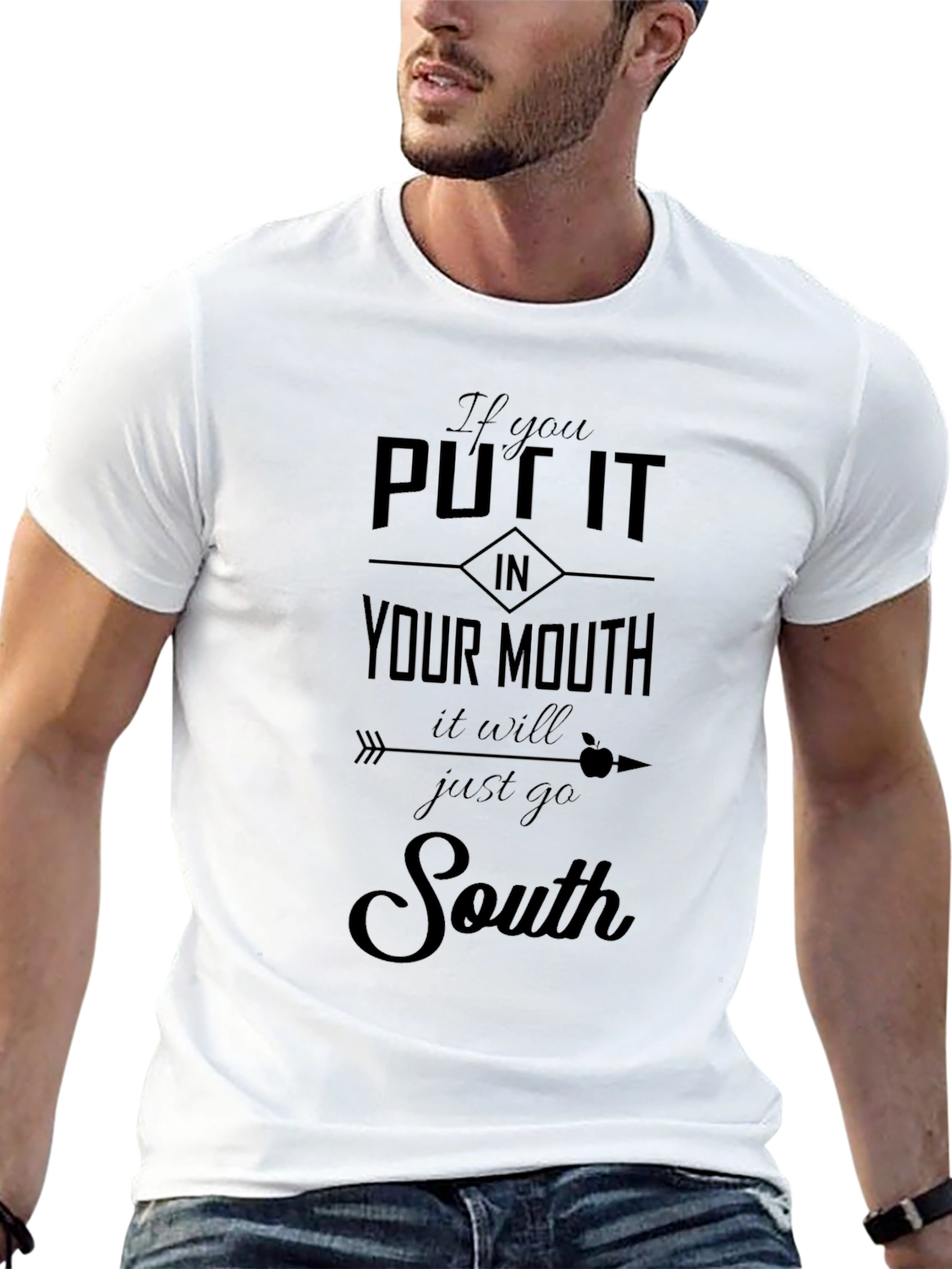 Funny Put It In Your Mouth Graphic Tee