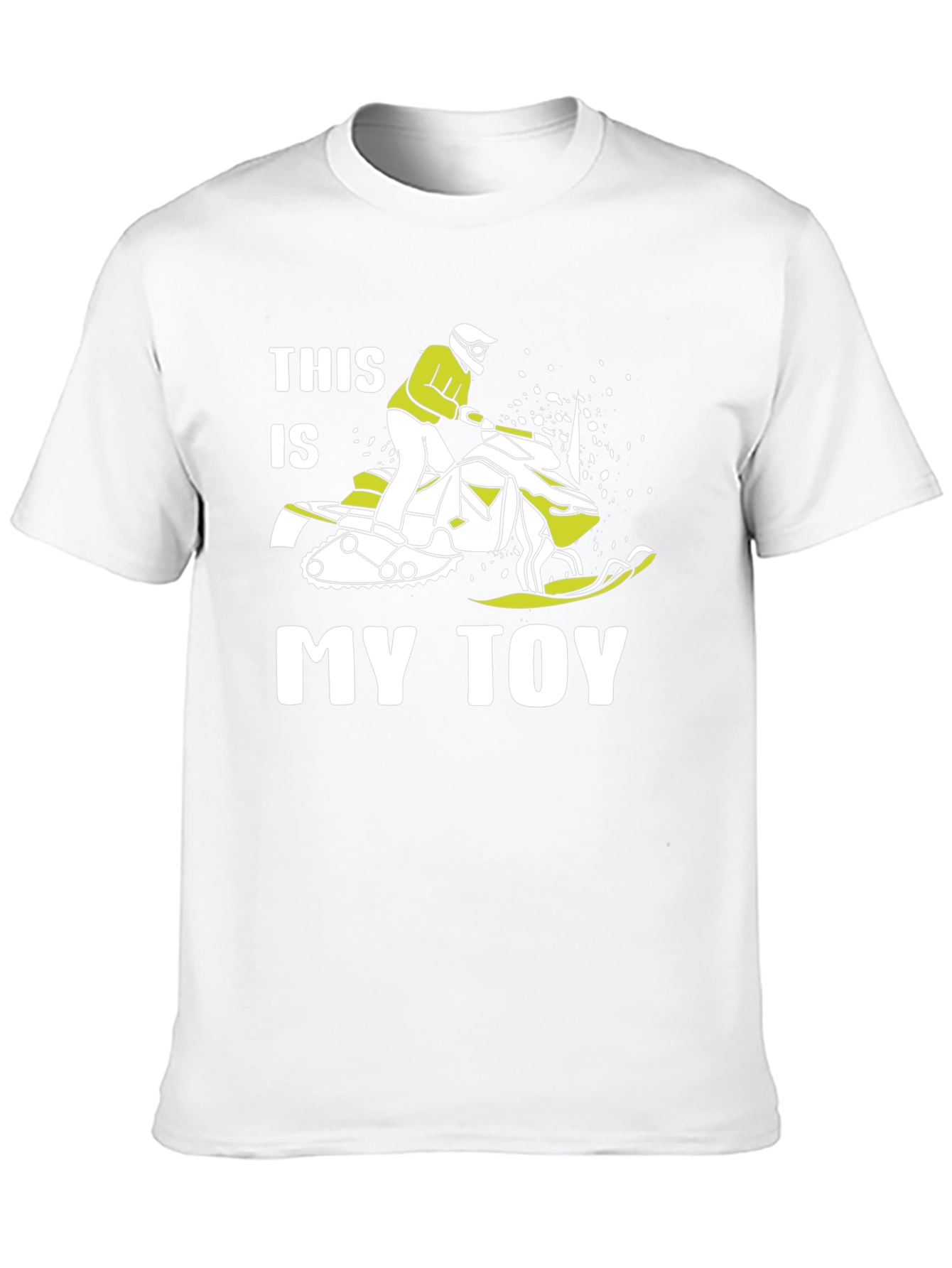 This Is My Toy Snowmobile Graphic T-Shirt