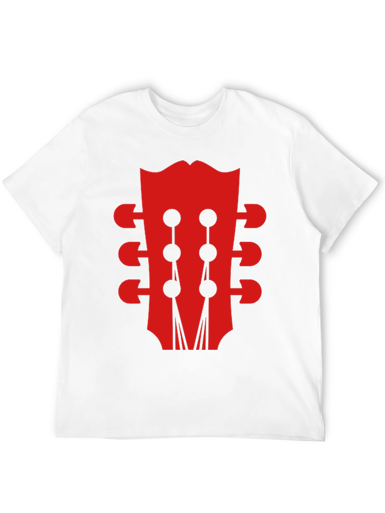 Guitar Head Black Graphic Tee