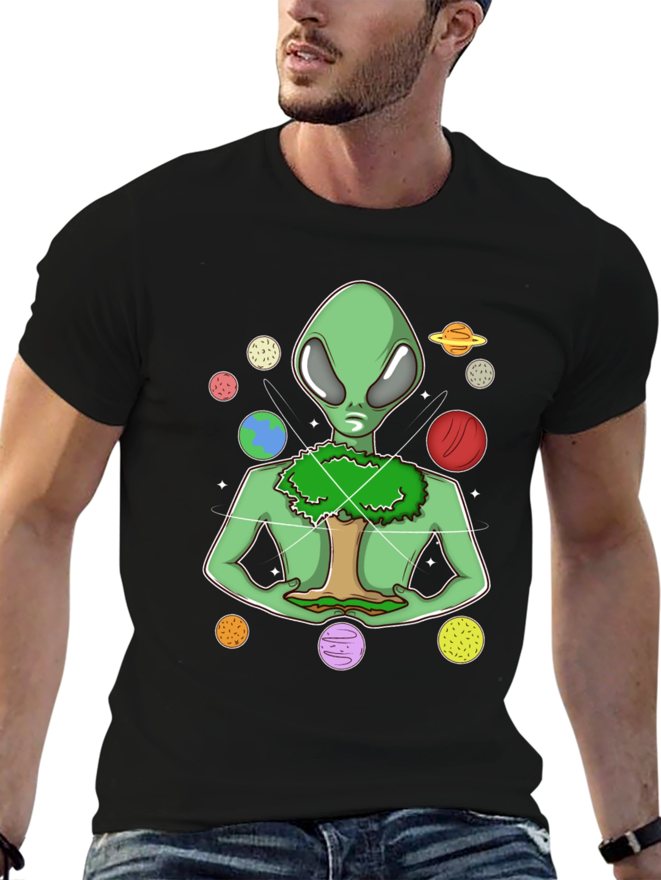 Alien Tree of Life Graphic T-Shirt