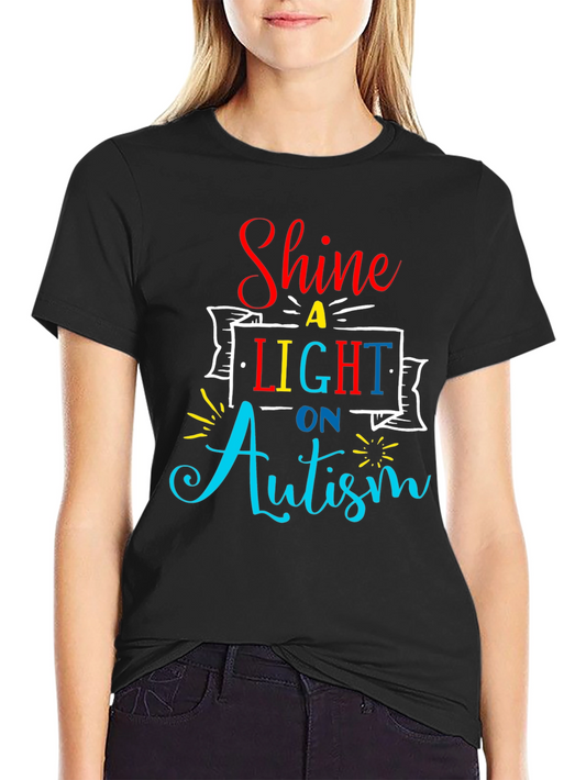 Autism Awareness T-Shirt Shine a Light