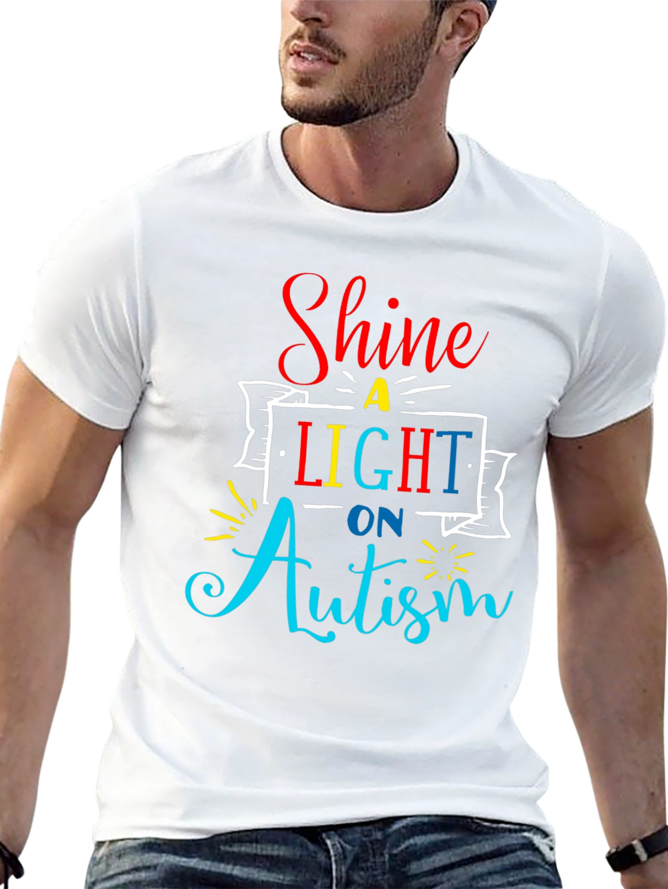 Autism Awareness T-Shirt Shine a Light