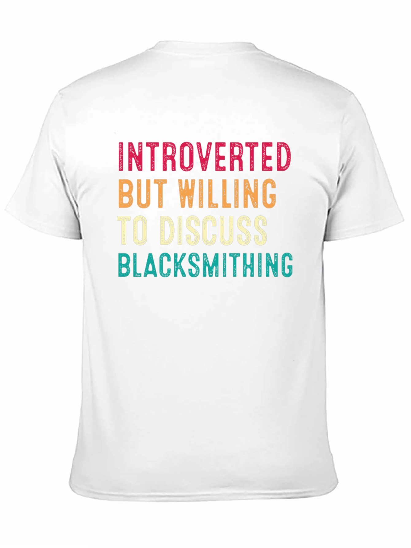 Introverted Blacksmithing Humor T-Shirt