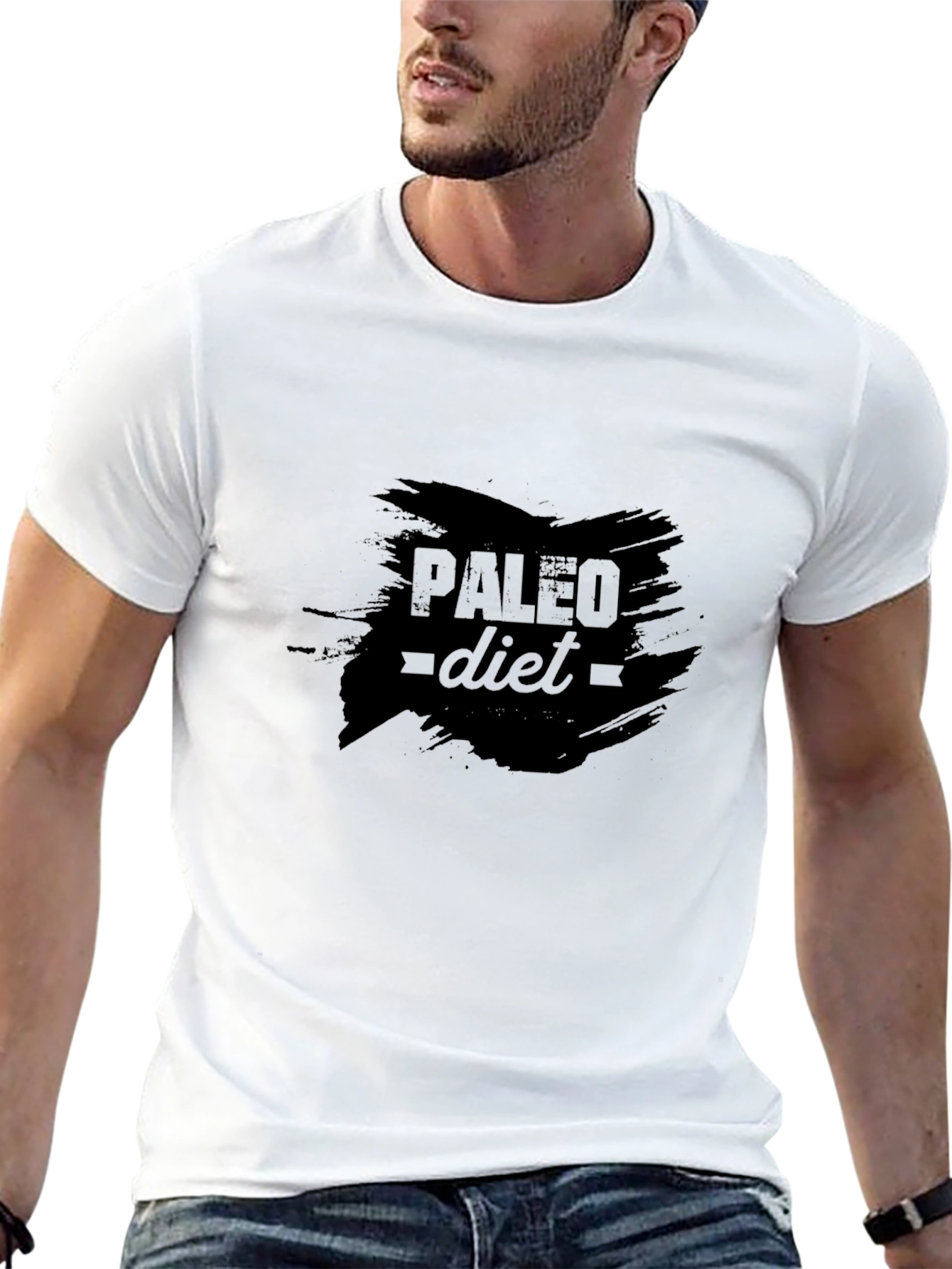 Paleo Diet Black T-Shirt - Healthy Lifestyle
