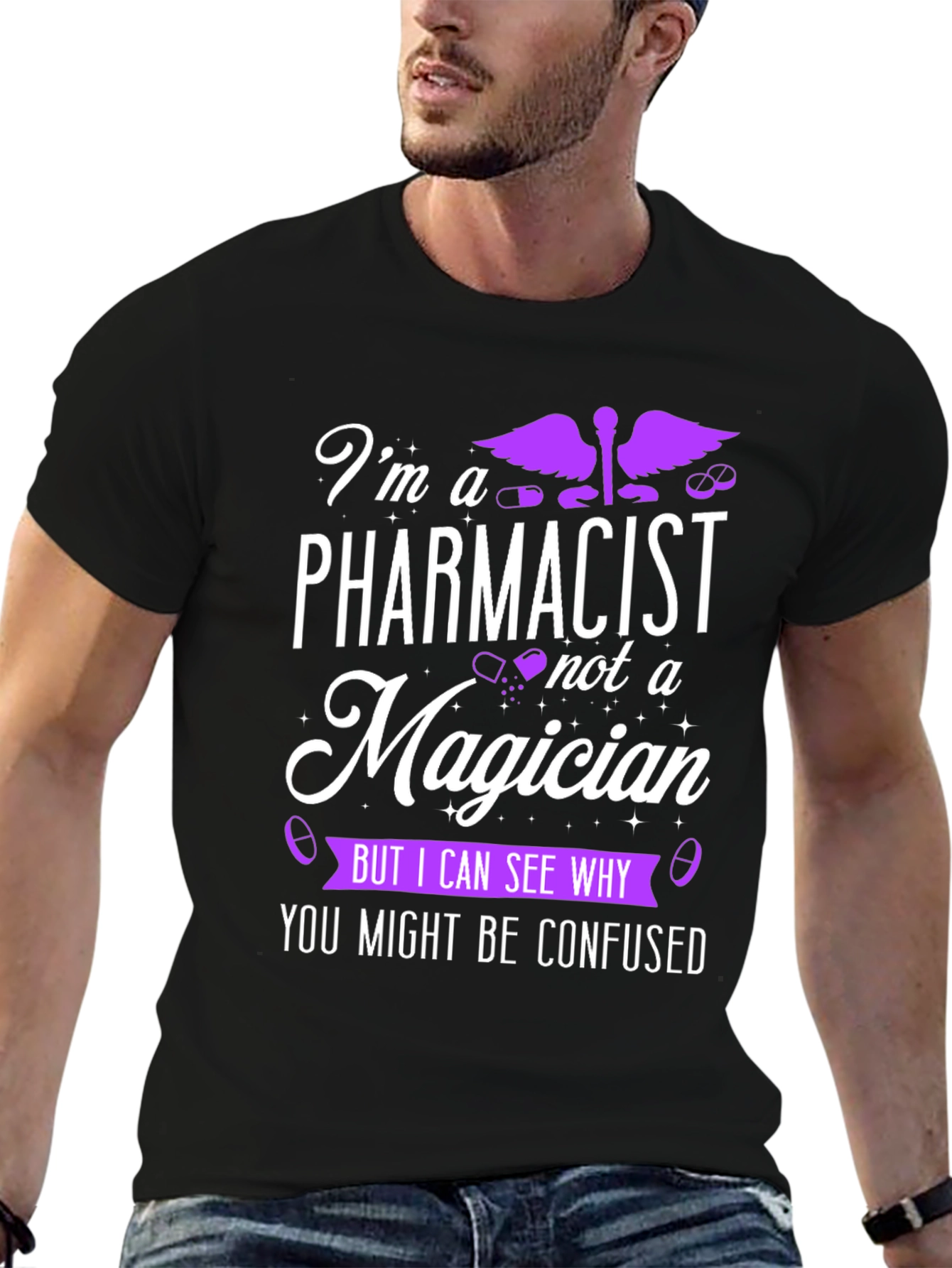 Pharmacist Magician Funny T-Shirt