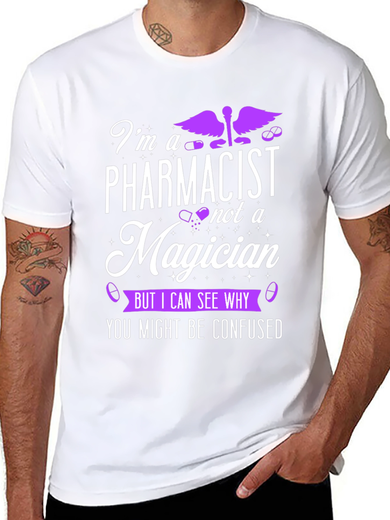 Pharmacist Magician Funny T-Shirt