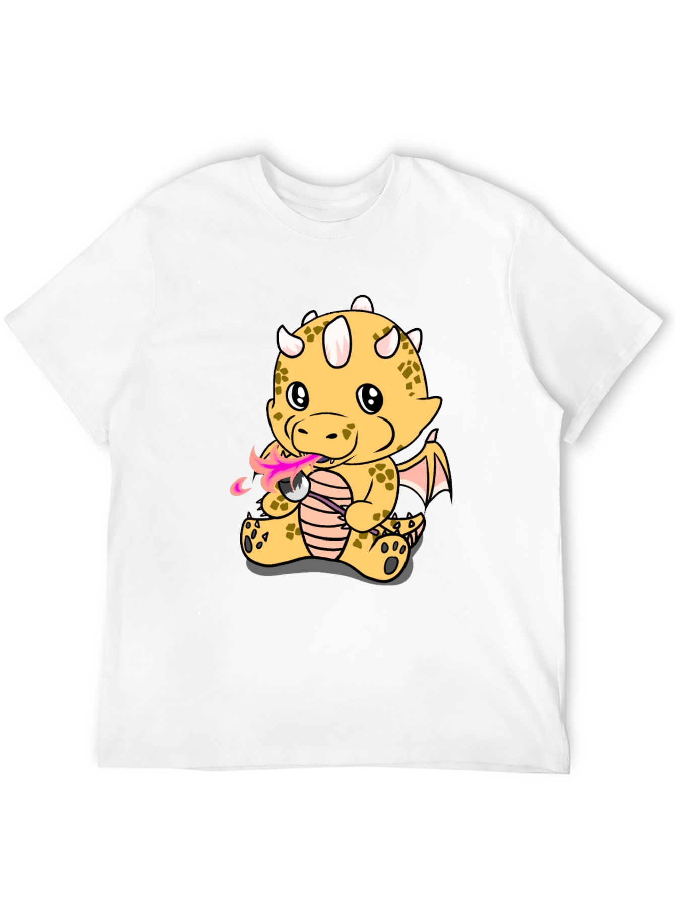 Dragon Fire T-Shirt - Black Cotton Tee