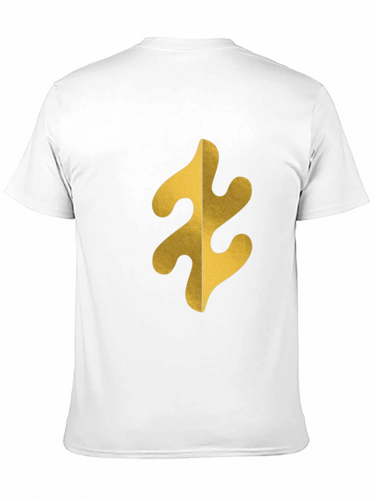 Abstract Graphic Tee - Bold Black