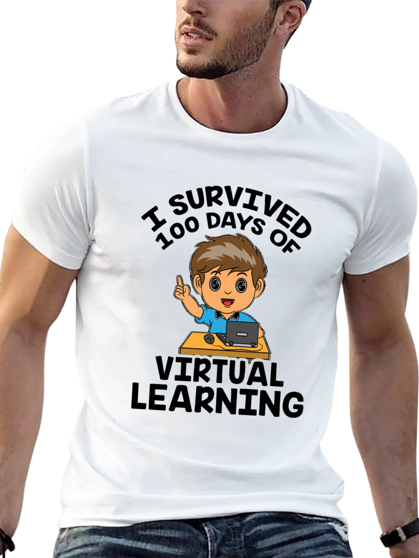 I Survived 100 Days of Virtual Learning T-Shirt