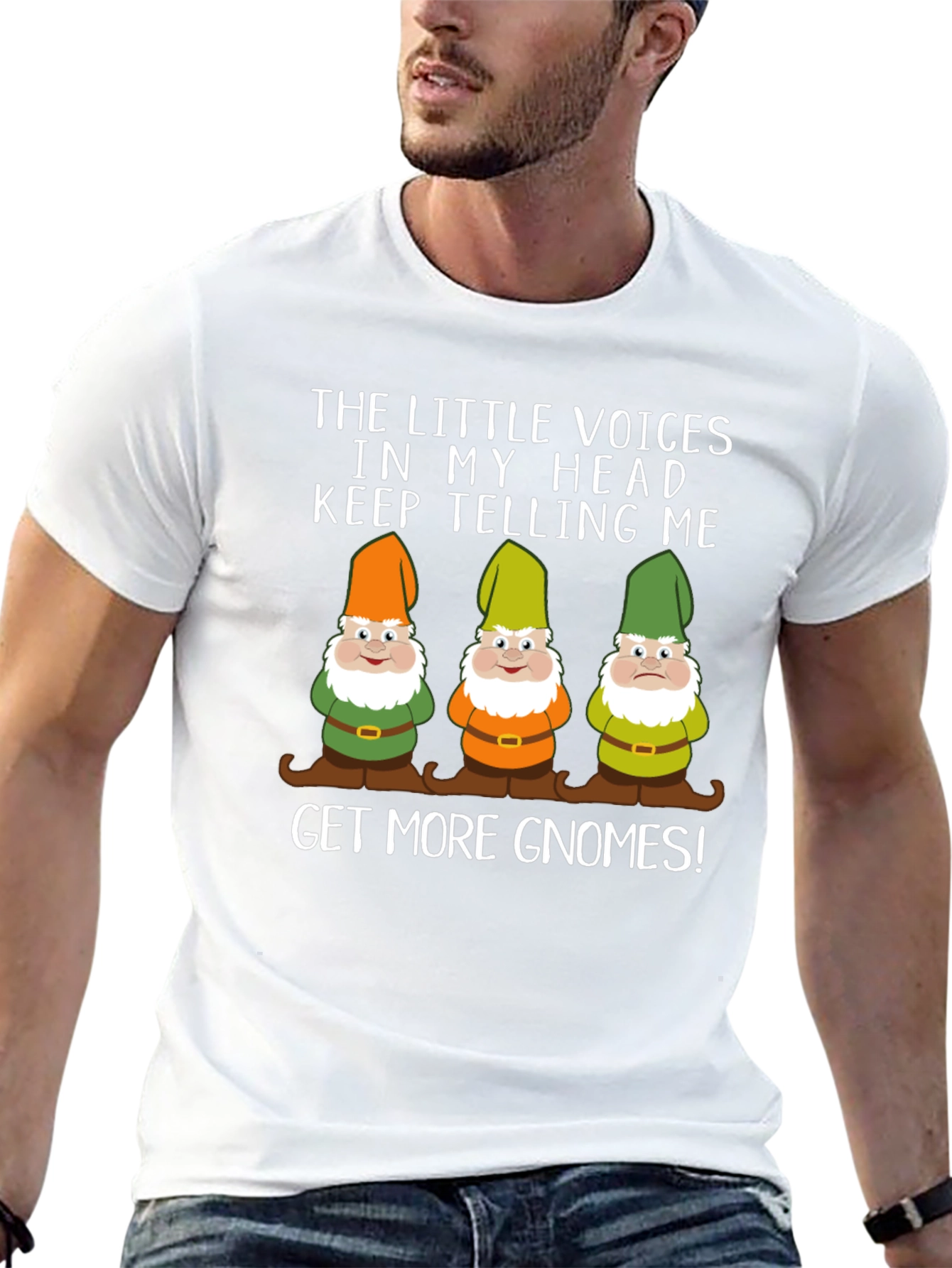 Get More Gnomes Mens Graphic T-Shirt