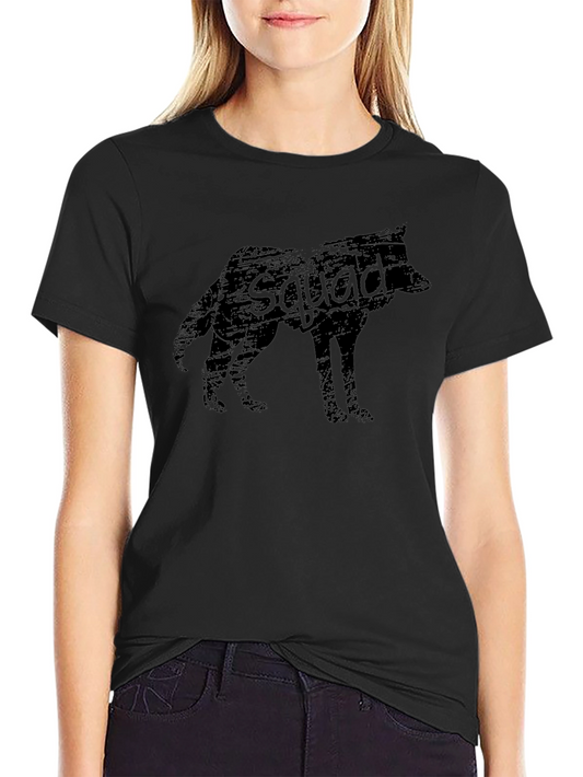 Wolf Squad Graphic Tee - Black T-Shirt