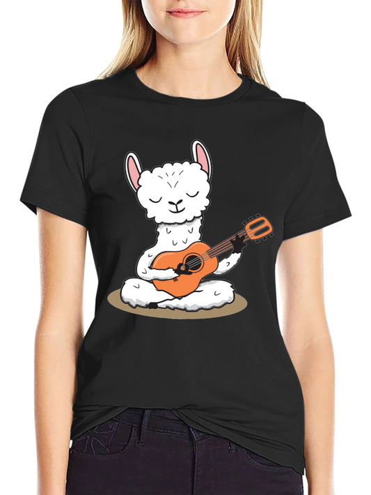 Llama Guitar T-Shirt