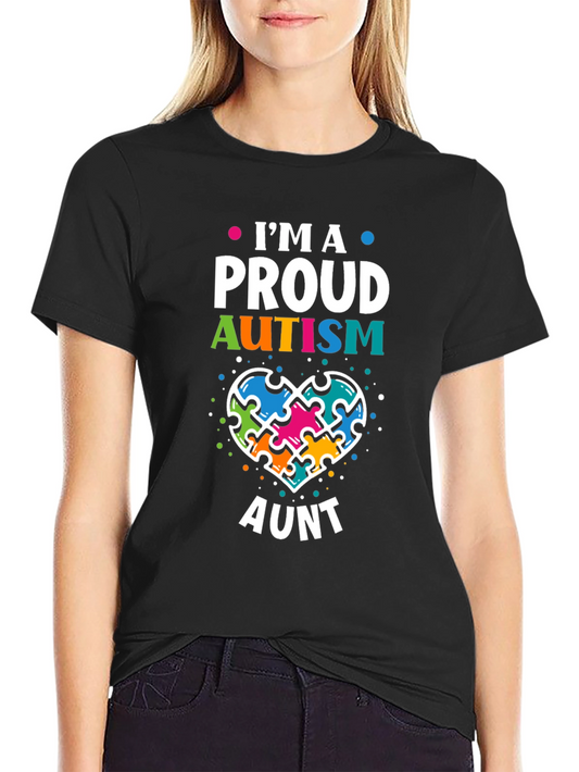 Proud Autism Aunt T-Shirt