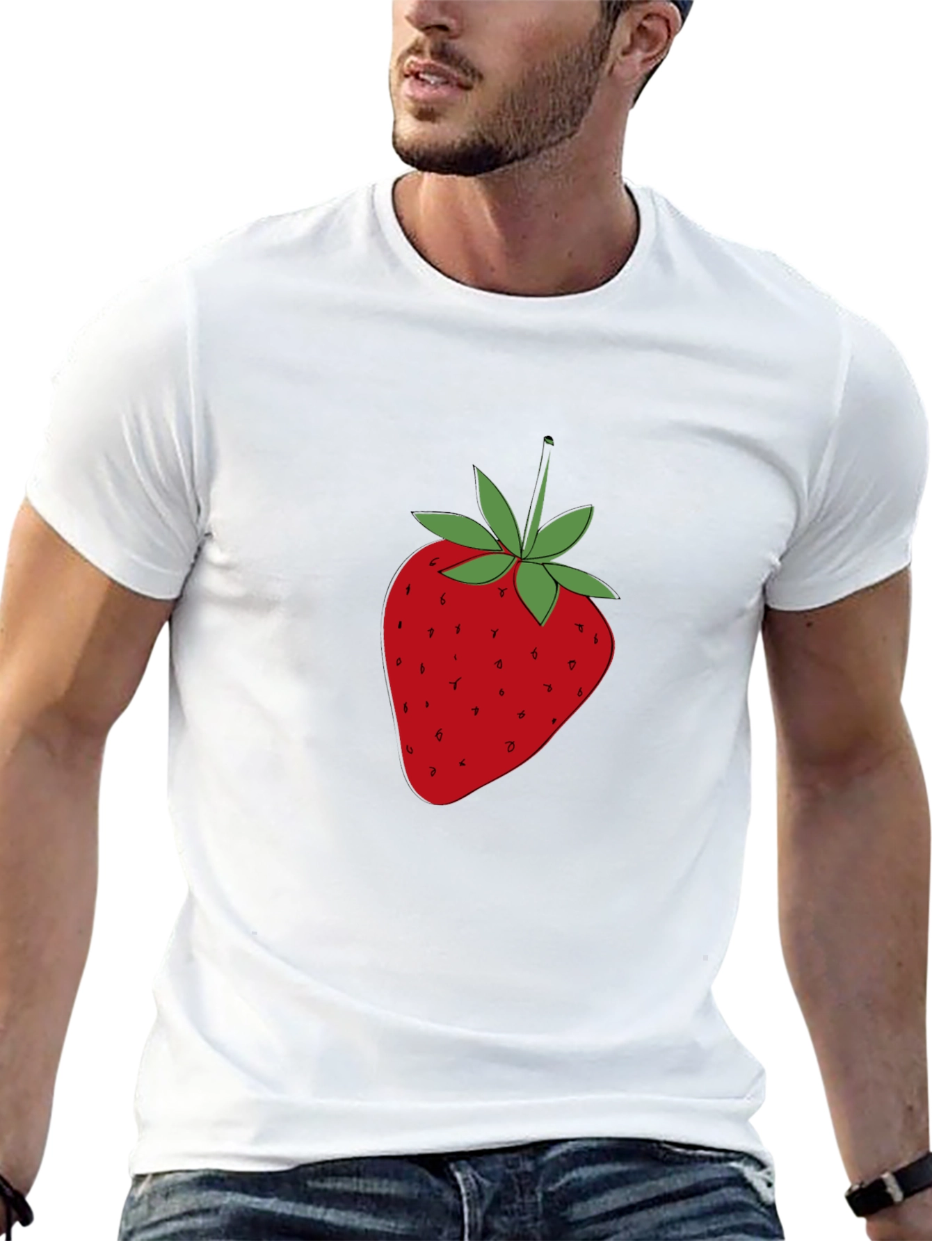 Strawberry Graphic T-Shirt - Casual & Stylish