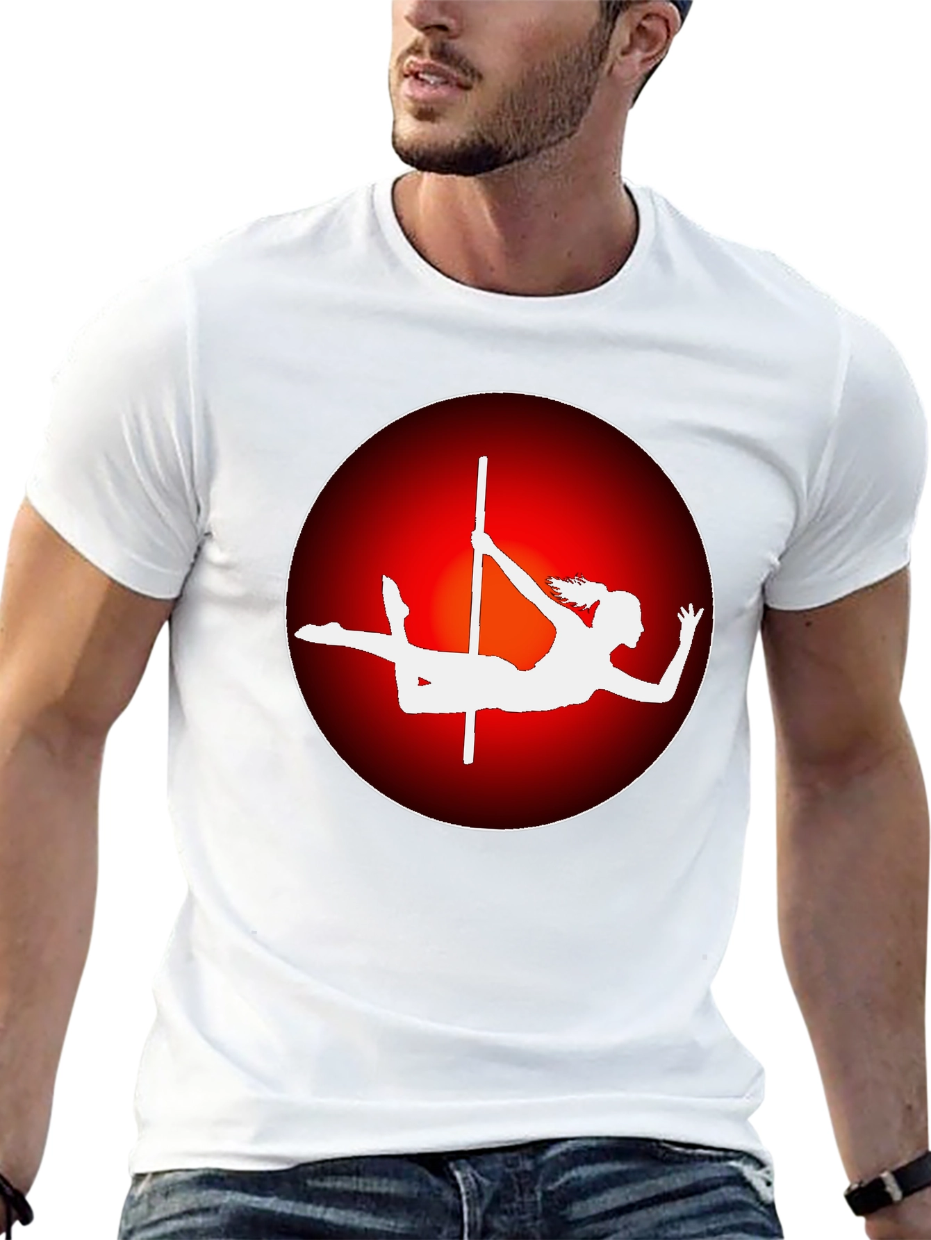 Pole Dancer Graphic Tee - Sporty and Stylish