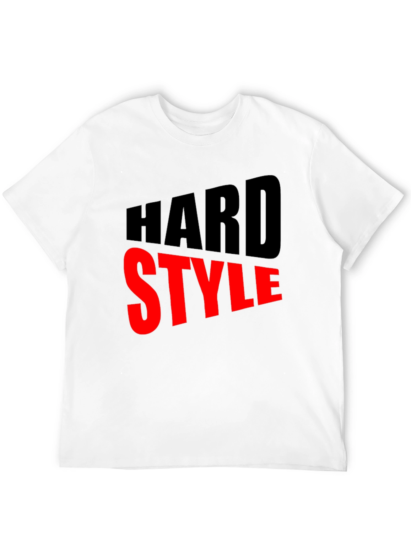 Hard Style Graphic Print Mens Black T-Shirt