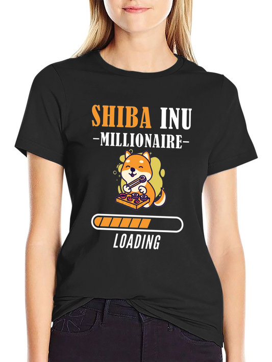 Shiba Inu Millionaire Loading T-Shirt