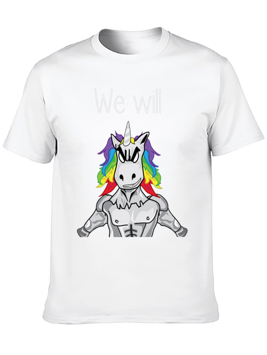 Unicorn Graphic T-Shirt - We Will Statement Tee