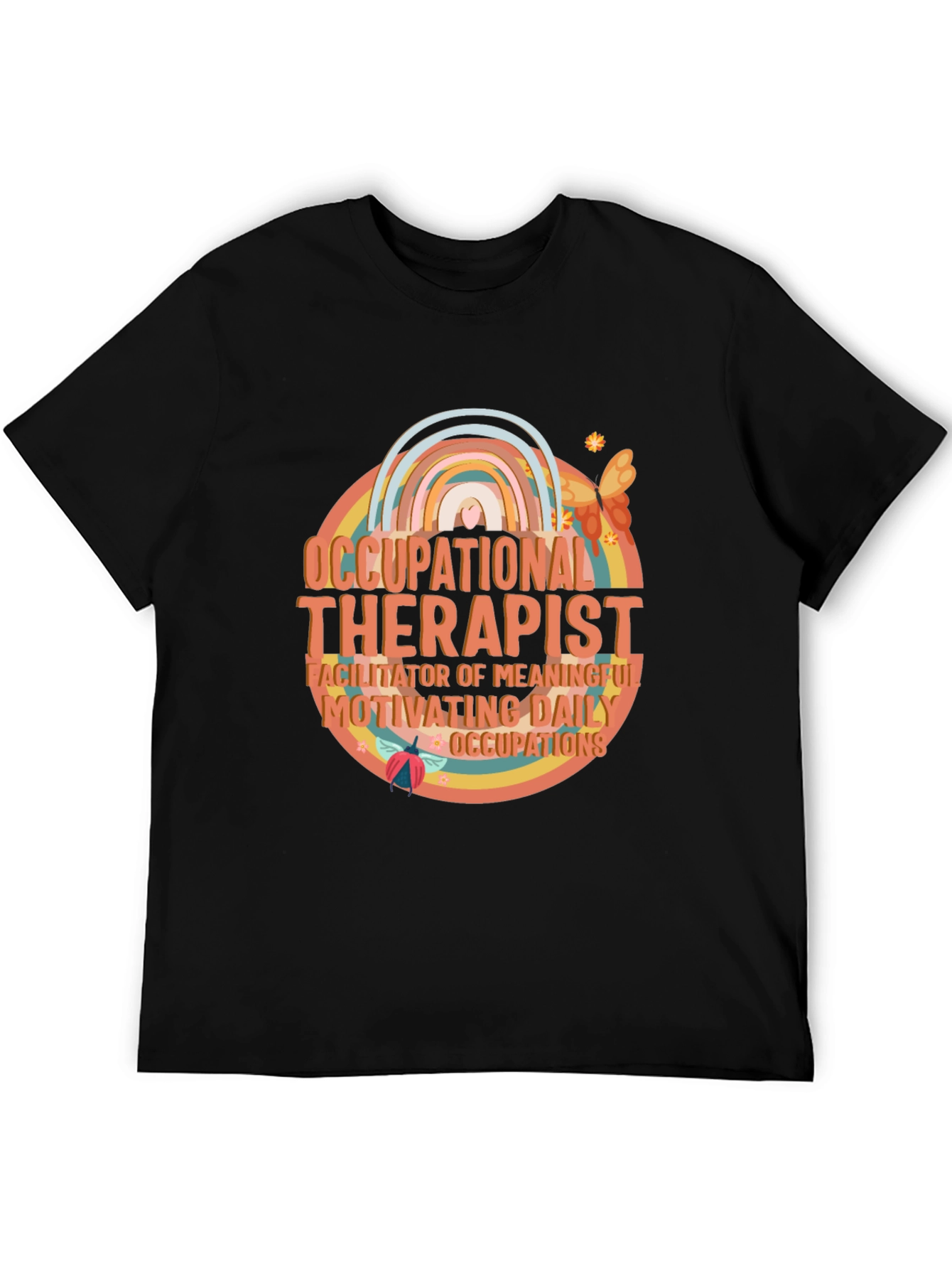 Occupational Therapist Rainbow Graphic Tee