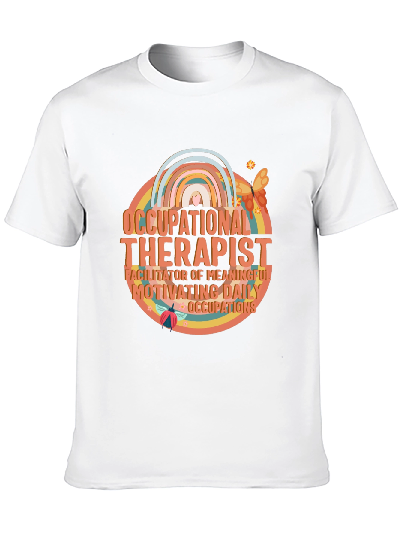 Occupational Therapist Rainbow Graphic Tee
